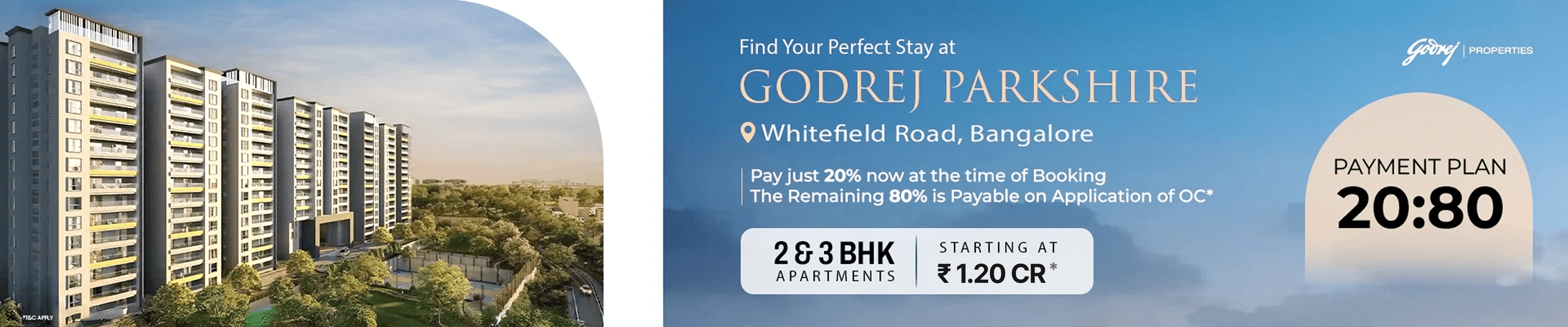 Godrej Parkshire - 2 & 3 BHK Apartments Starting at ₹1.20 Cr